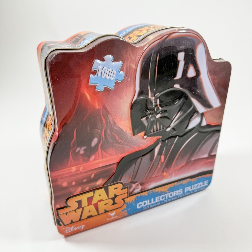 Star Wars Darth Vader Collectors Puzzle 1000 Piece Tin Cardinal Disney Complete